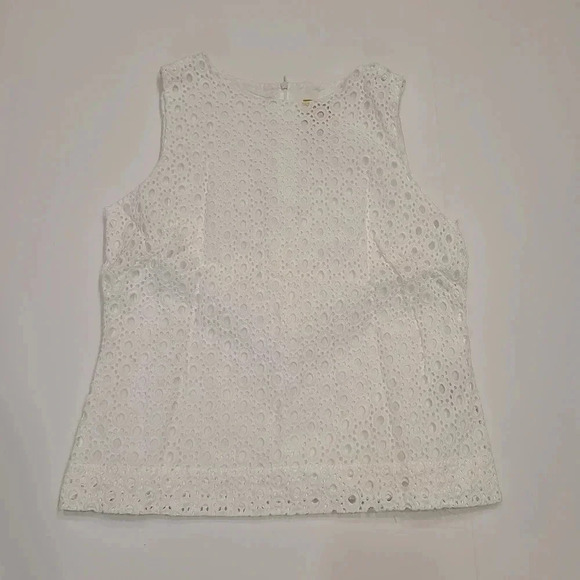 Eyelet Lace Tops Blouses Lot of 4 Ruby Rd. Petites White Hot Pink Turquoise 6 - Picture 9 of 16